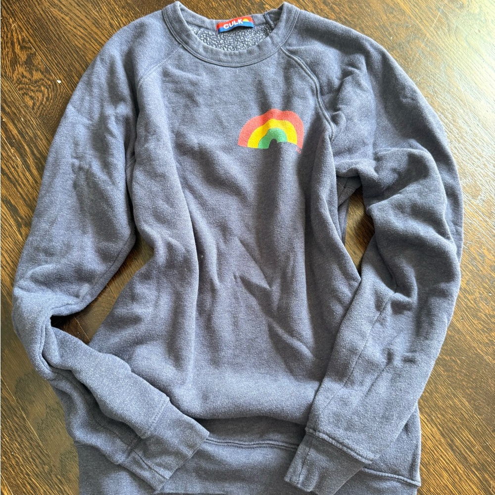 Gray Rainbow Sweatshirt